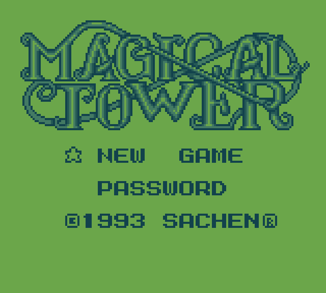 Magic Tower Title Screen